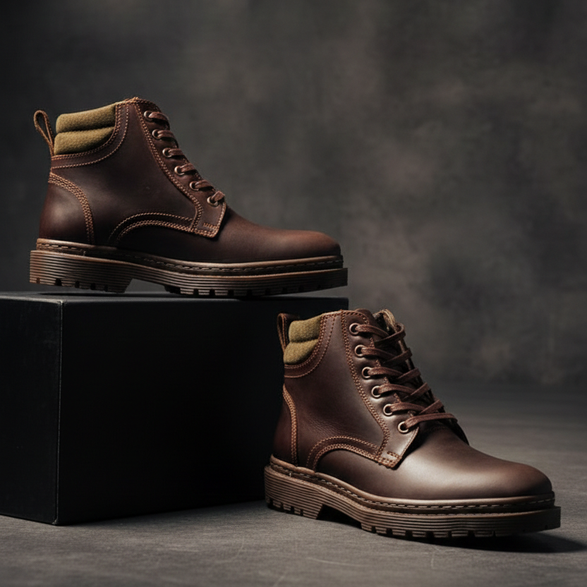 Botas Hombre de Estilo Urbano – Caña Media y Suela Antiresbalante