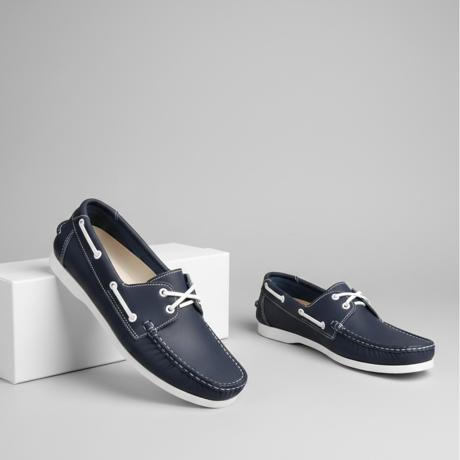 Calzado Apache Náutico Unisex en Cuero Genuino